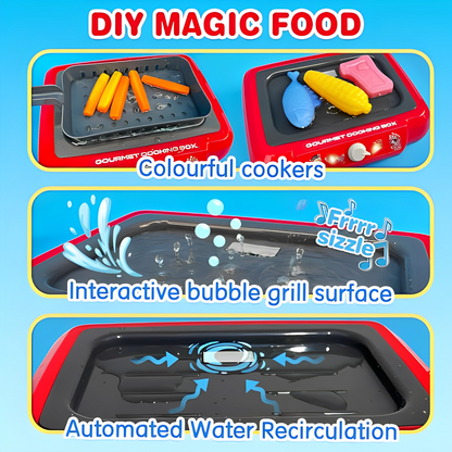 Pretend Play Gourmet Cooking Box for Kids