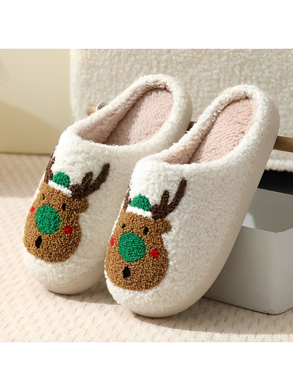 Christmas Deer Slippers