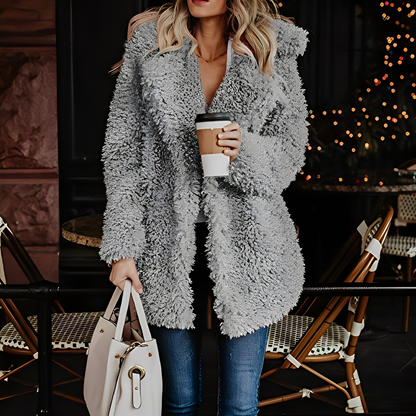 Women Autumn Faux Fur Coat